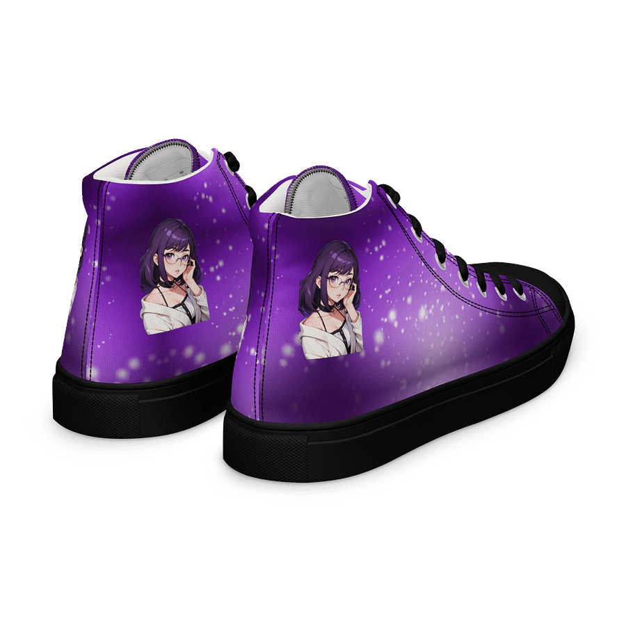 (Purple WAIFU) K Women's High Top Canvas Shoes product image (7)