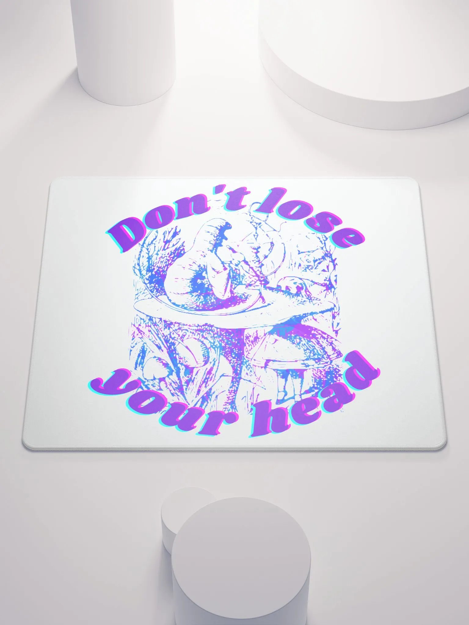 Don't Lose Your Head Alice in Wonderland Gaming Mousepad product image (3)
