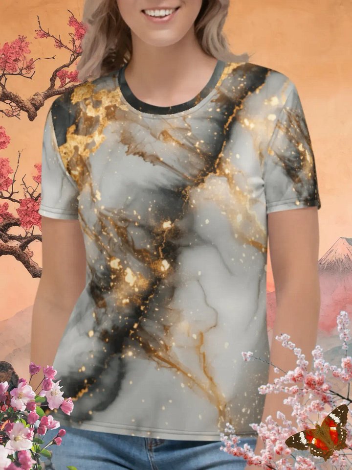 Galaxy Marble Print T-Shirt product image (1)