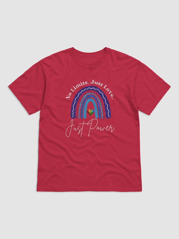 No Limits. Just Love. Just Power. Rainbow Comfort Colors T-shirt product image (2)