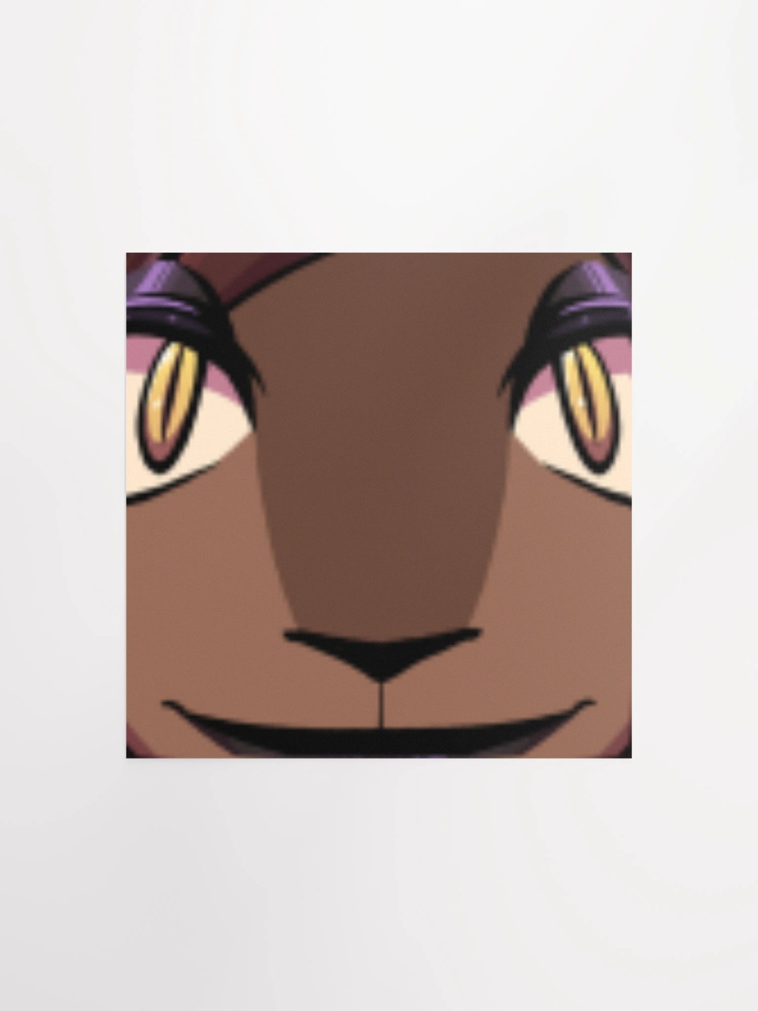 Art Print 12x12" - Van Emote Zoom Meme product image (1)