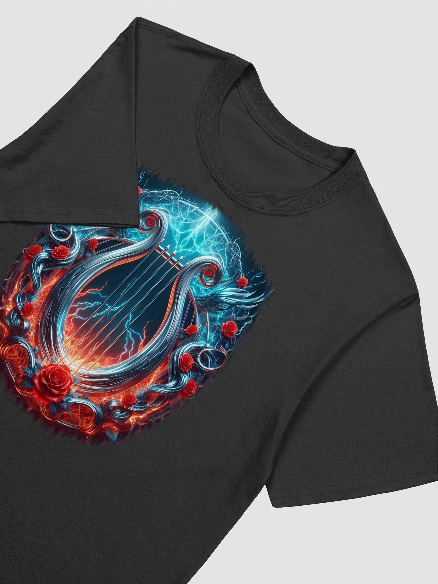 Music Lyre - Unisex Harp T-Shirt #19 product image (3)