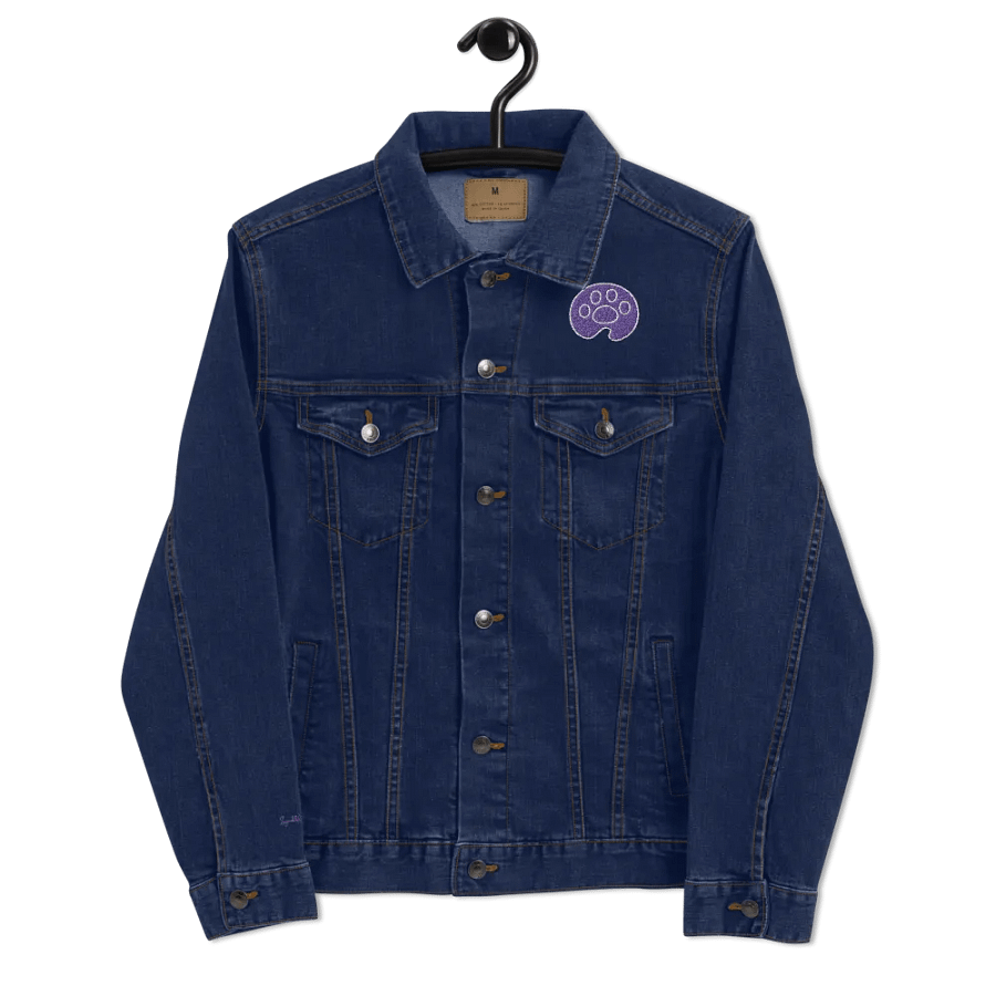 Squibble Design Paw Logo Denim Jacket product image (8)
