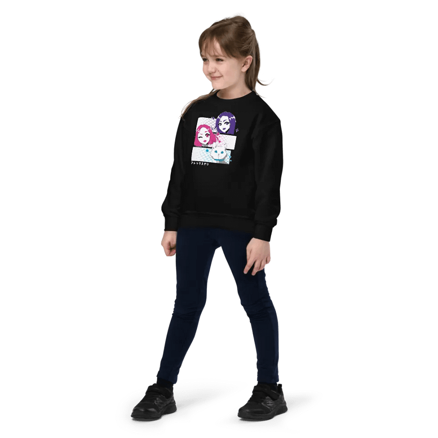 Alex y Tely Youth Anime Sweatshirt product image (5)