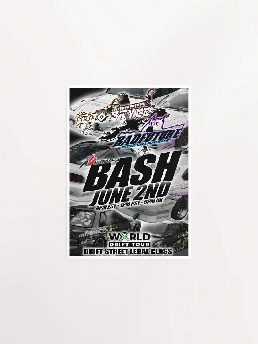 BF X EDO ASSETTO BASH POSTER product image (2)