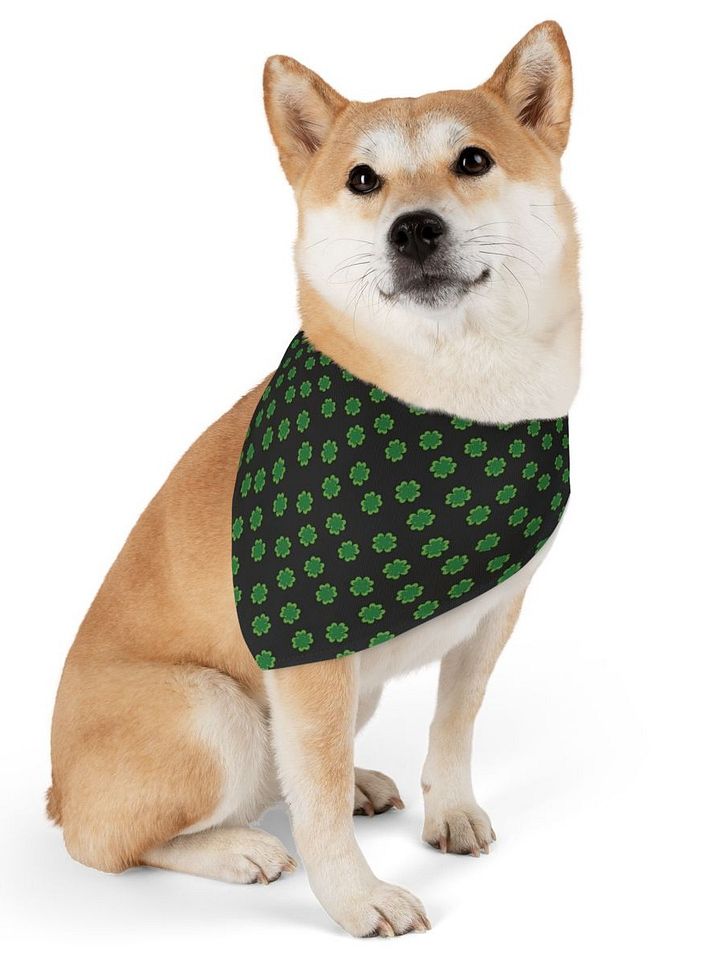 Dog Bandana st. Patrick's day style product image (1)