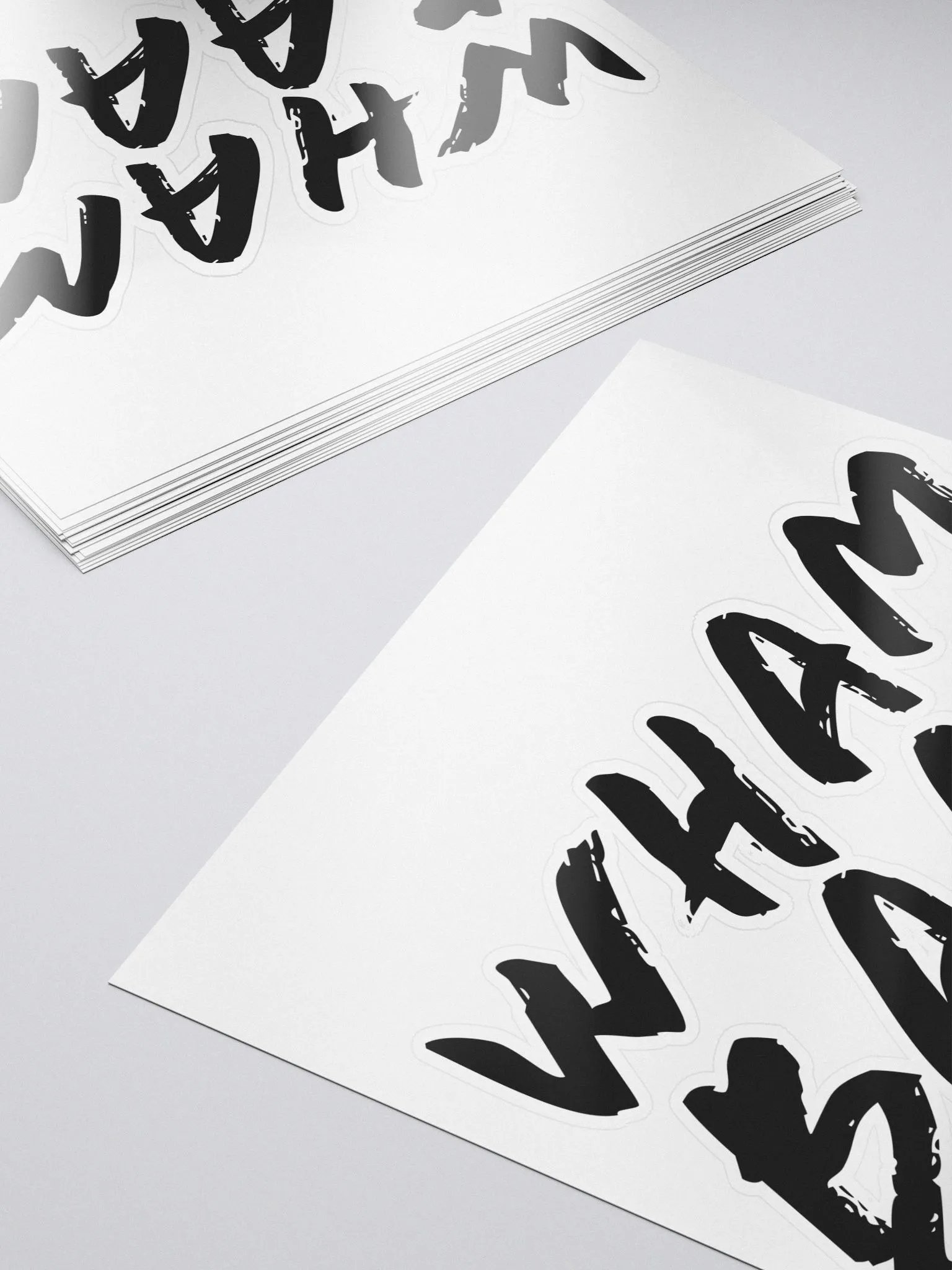 BLACK LOGO STICKER product image (5)