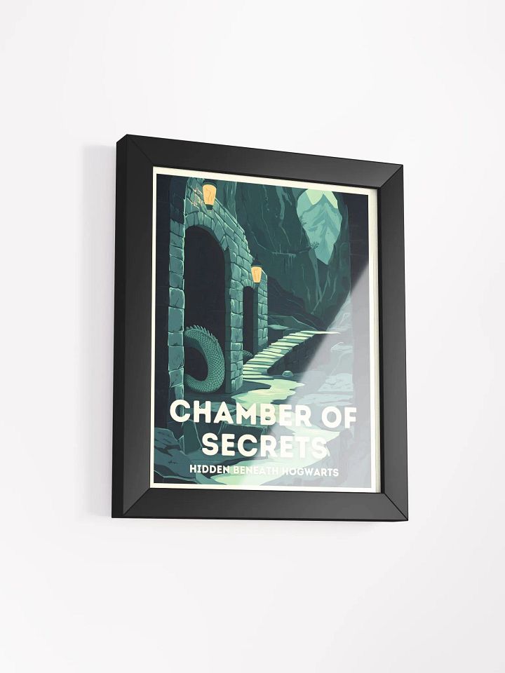 Chamber of Secrets Vintage Travel Poster product image (2)