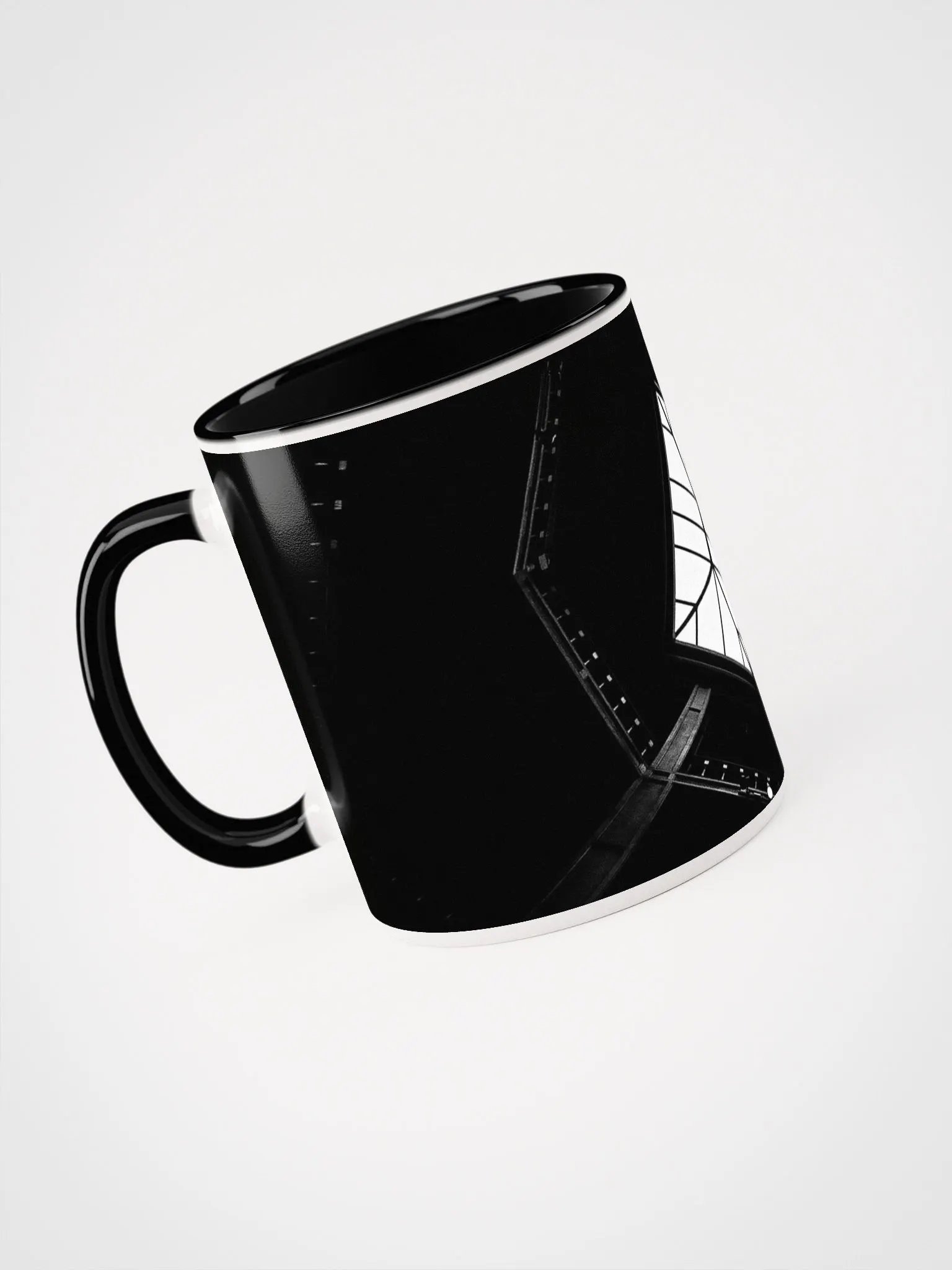 (ORIGINAL 35MM FILM) LUMINA GEOMETRIC WINDOW CERAMIC MUG product image (3)
