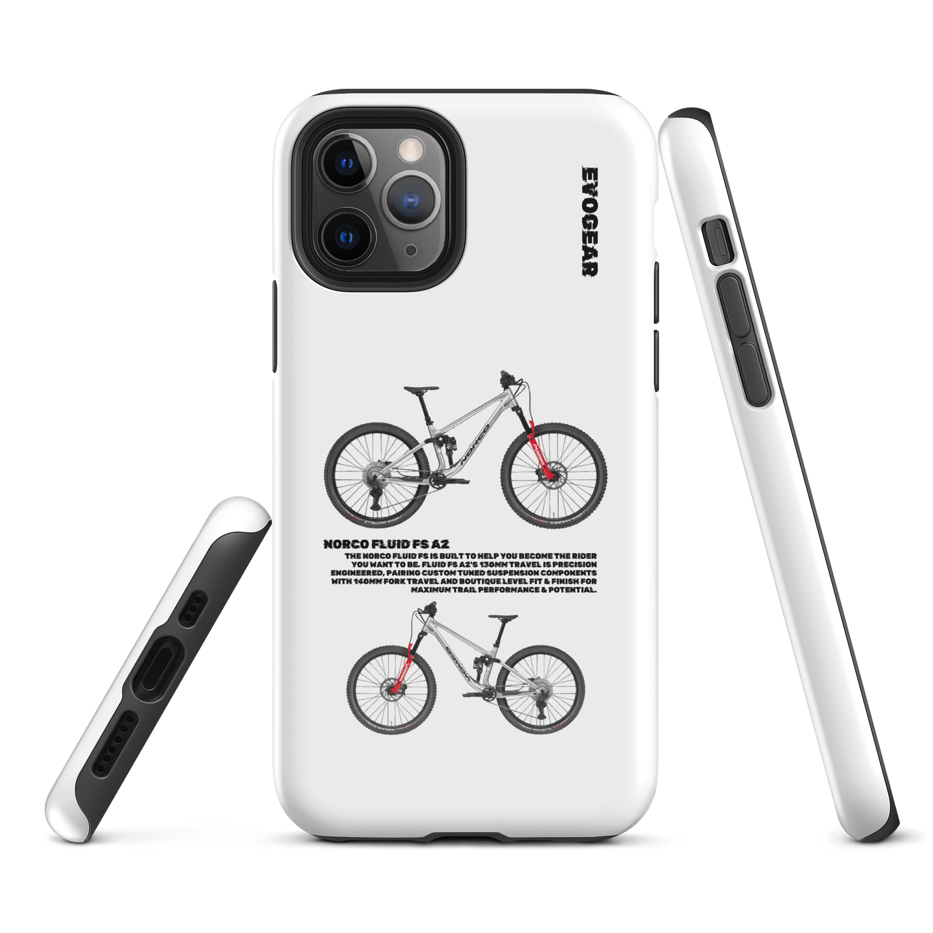 White Norco Fluid FS A2 iPhone Case product image (3)