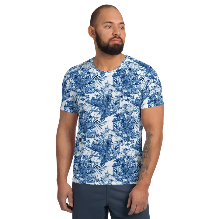 Azure Jungle | Men´s Athletic T-Shirt product image (1)