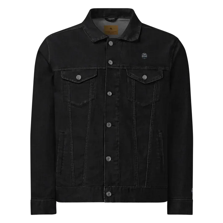 AEVUM Band USA black denim jacket product image (1)