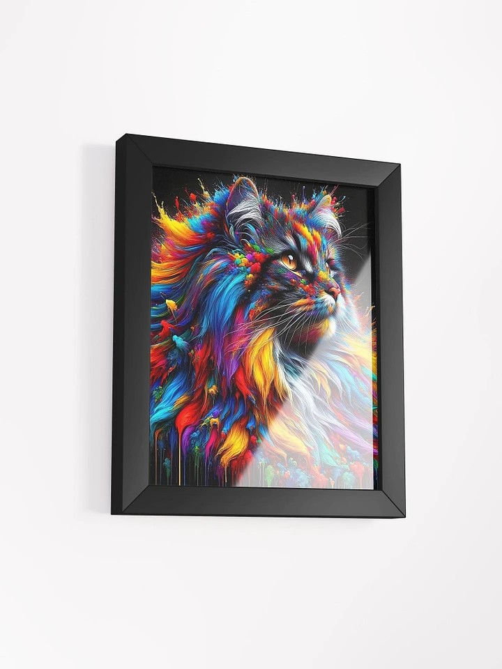 Framed High-Quality Matte Poster (in): Norwegian Forest Cat 2 product image (23)