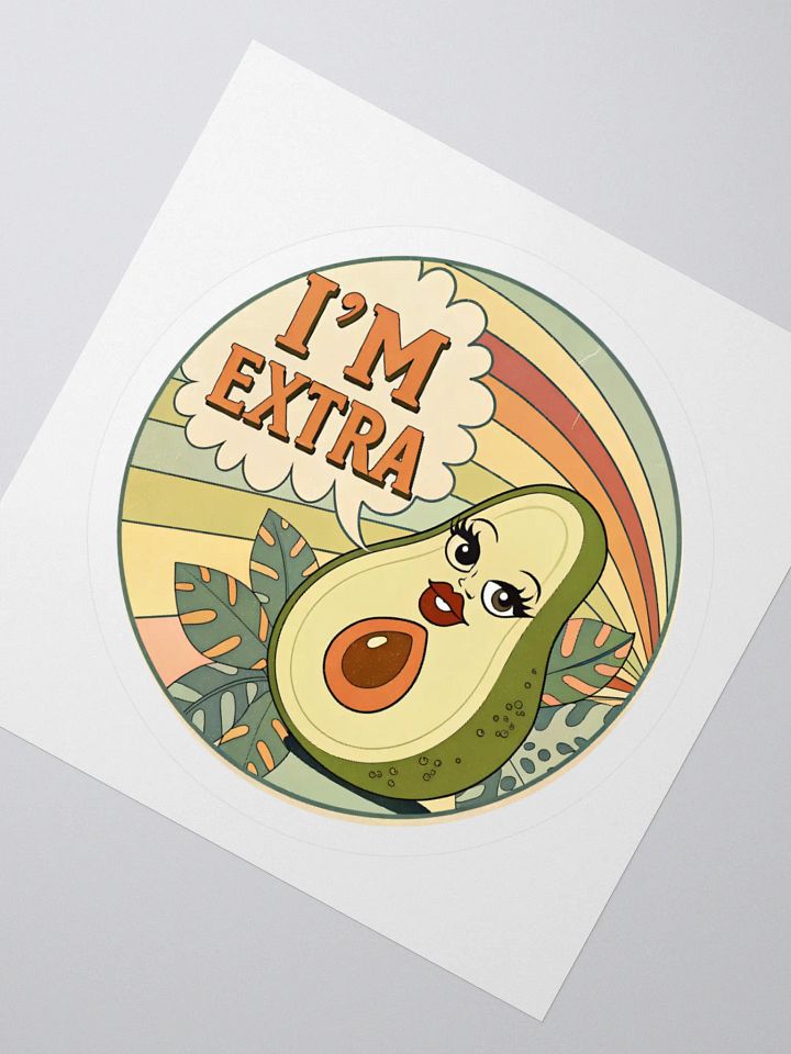 Extra Guac Kiss Cut Stickers product image (4)
