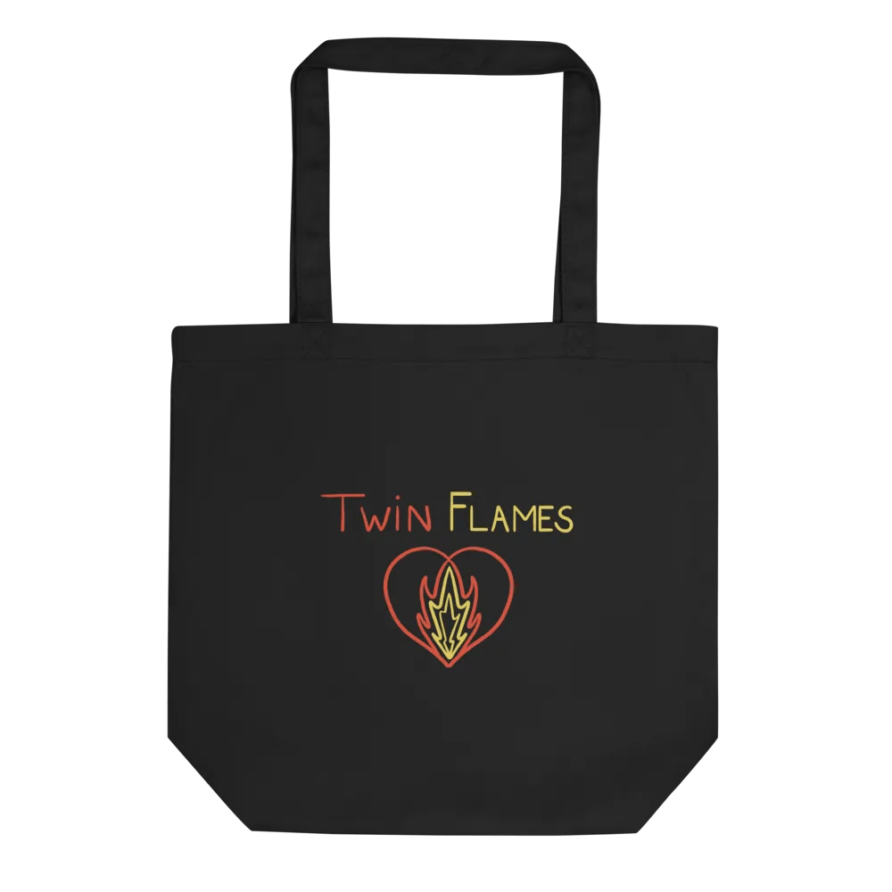 'Twin Flame Fire' Eco-Friendly Tote Bag product image (1)
