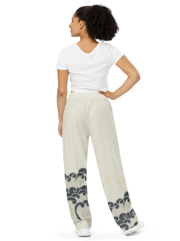 L2A 2025 Beige Wave Wide Leg Unisex Pants product image (6)