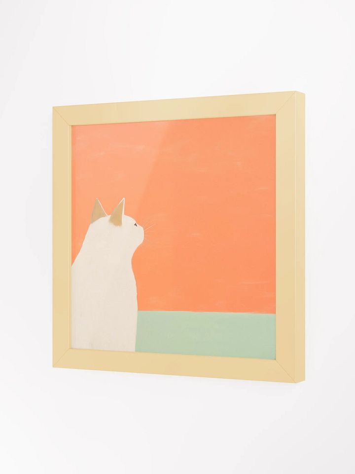 Minimalist Cat Gaze Framed Poster product image (12)