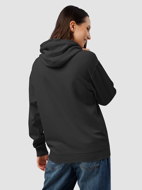 Photo showing Comfort Colors Unisex Garment-Dyed Lightweight Fleece Hooded Sweatshirt