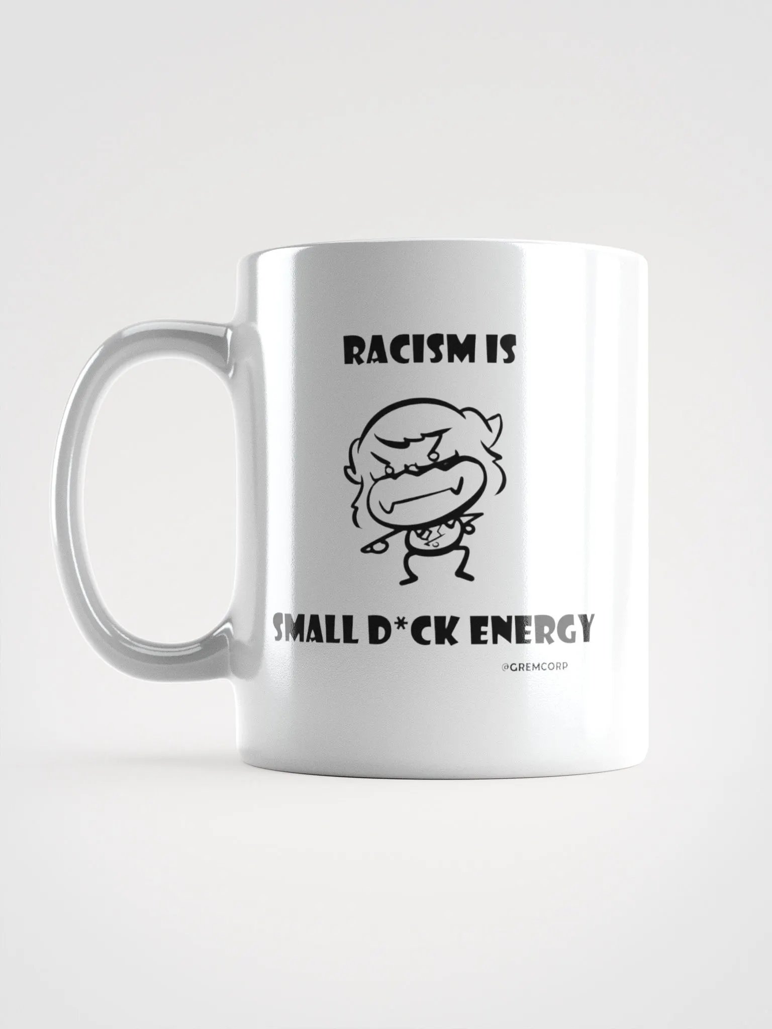 Racism is Small D*ck Energy Sticker product image (3)