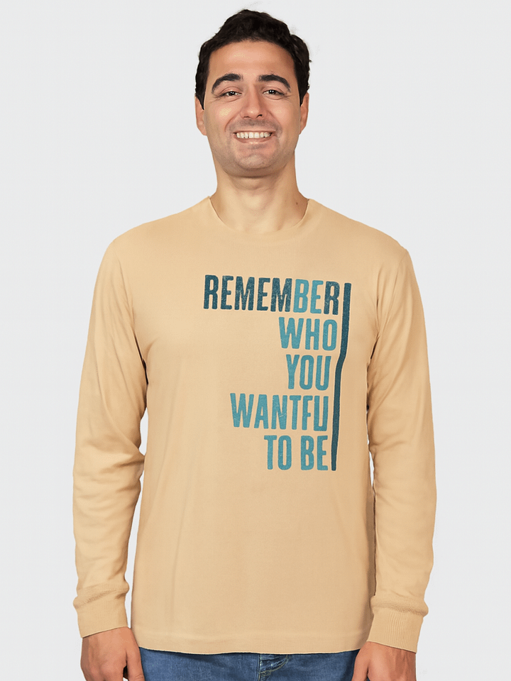 Motivational Quote Teal Long Sleeve T-Shirt product image (1)