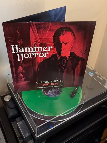 Hammer Horror
Classic Themes 1958 - 1974
Original Soundtrack Recordings 

#halloween #vinylrecord #nowspinning