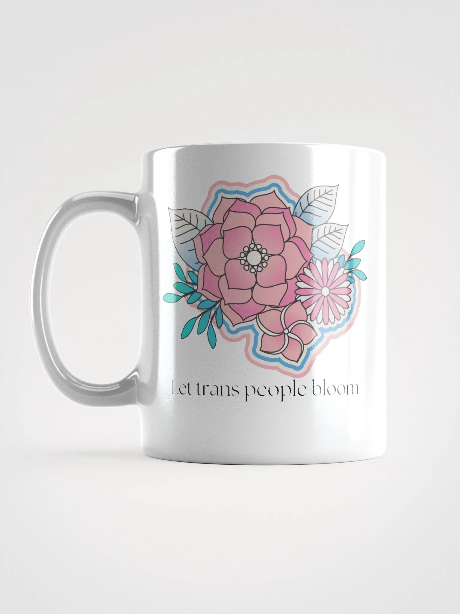 Let Trans People Bloom mug product image (1)
