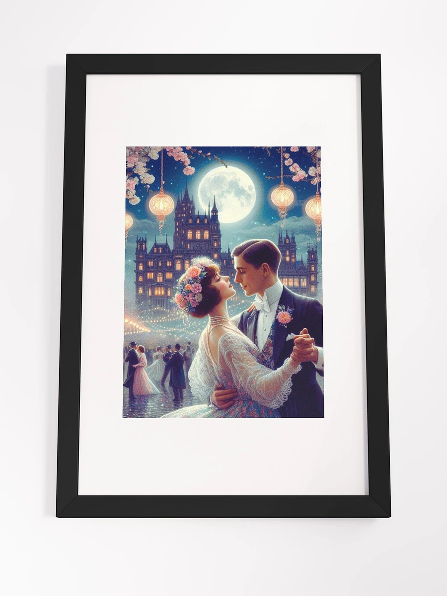 ⭐ Framed print + FREE digital PNG wallpaper. English Fairy Tale Summer Ball 1920s Ballroom music product image (4)