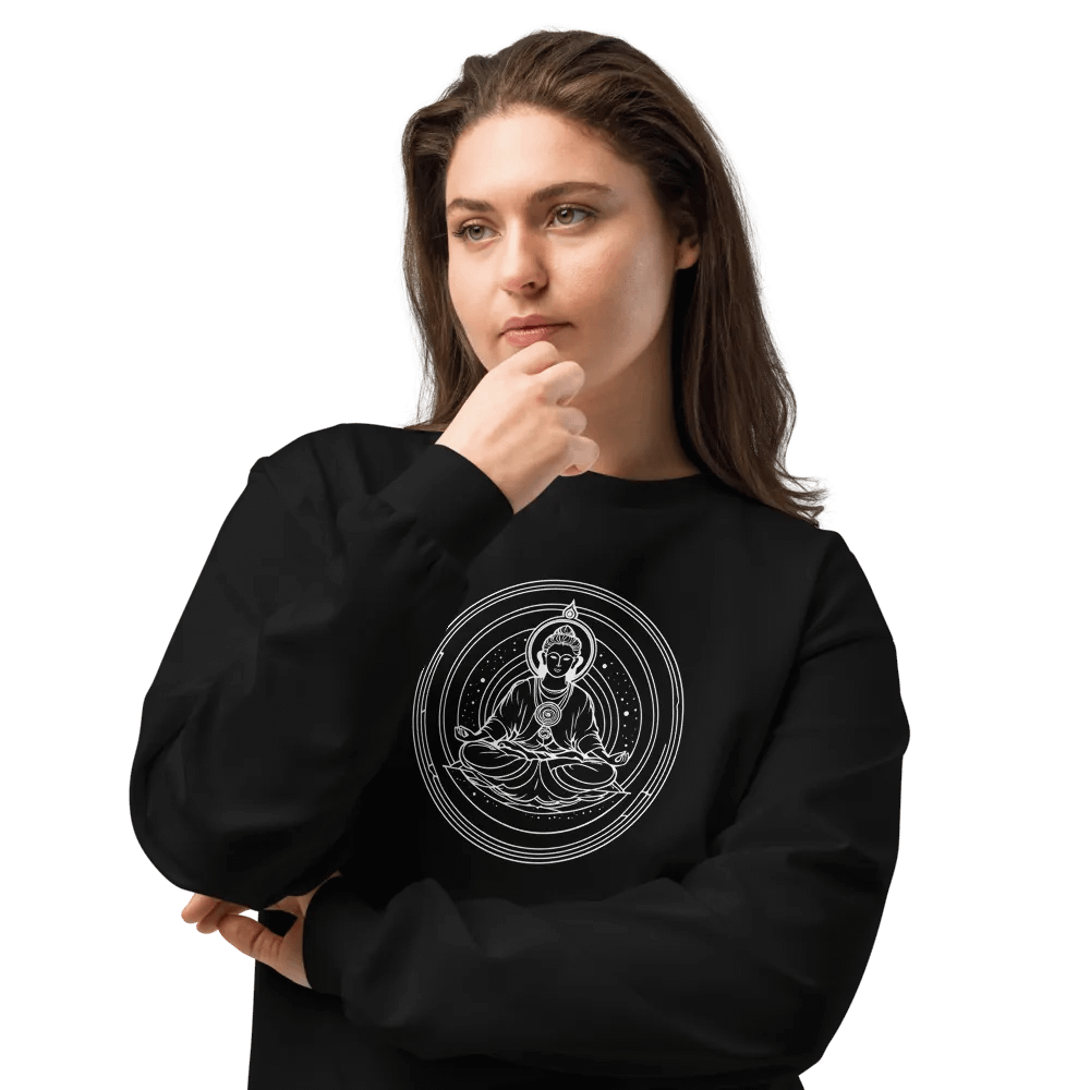 [Meditation 3 - White] - Unisex Premium Heavyweight Long Sleeve Shirt product image (10)
