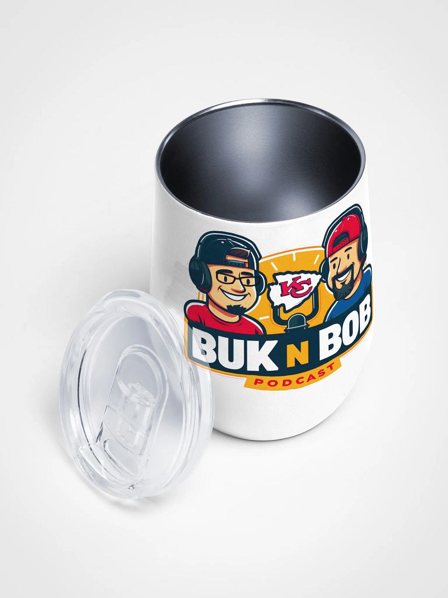 Buk N Bob Podcast Wine Tumbler product image (3)