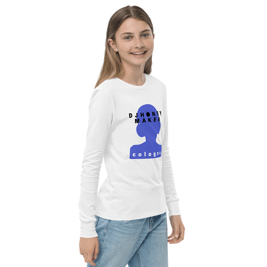 DJHoneyMaker Cologne Youth Long Sleeve T-Shirt product image (4)