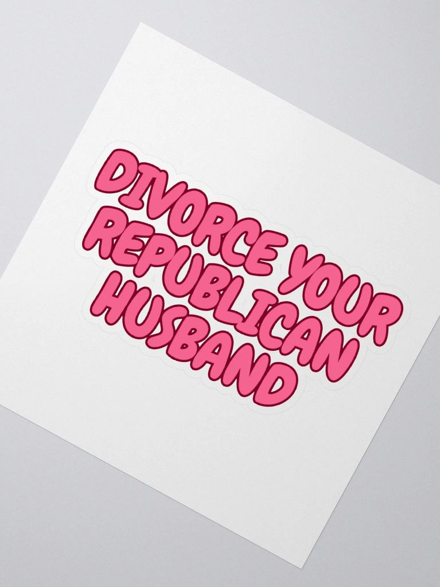 Divorce Your Republican Husband Sticker product image (2)