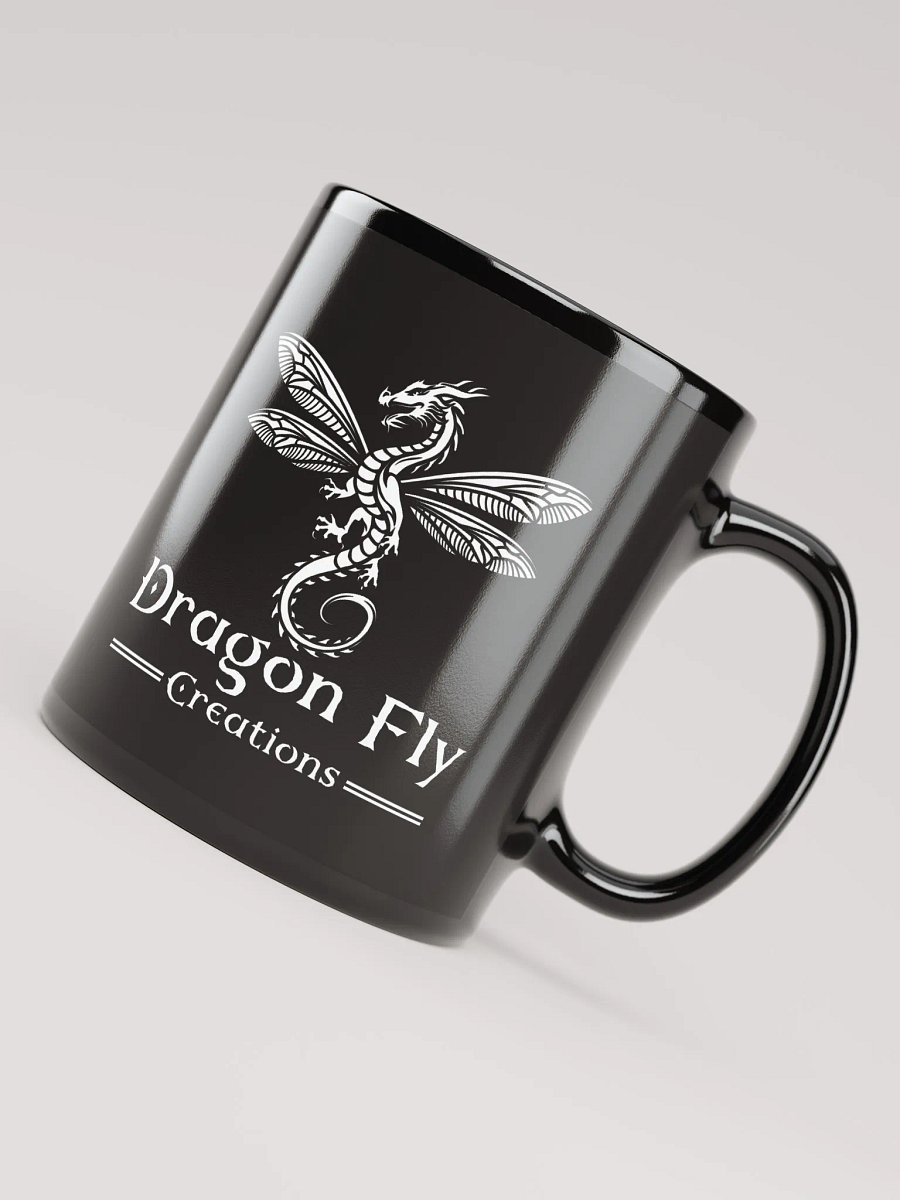 Dragon Fly Creations Black Mug product image (3)