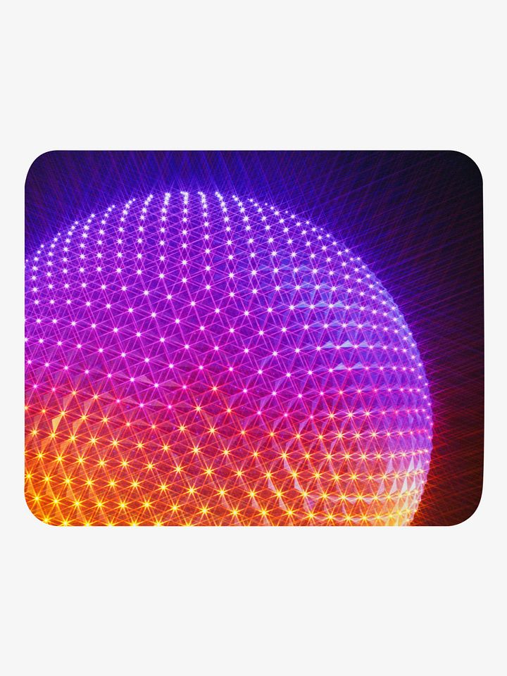 Starburst Spaceship Mouse Pad product image (2)