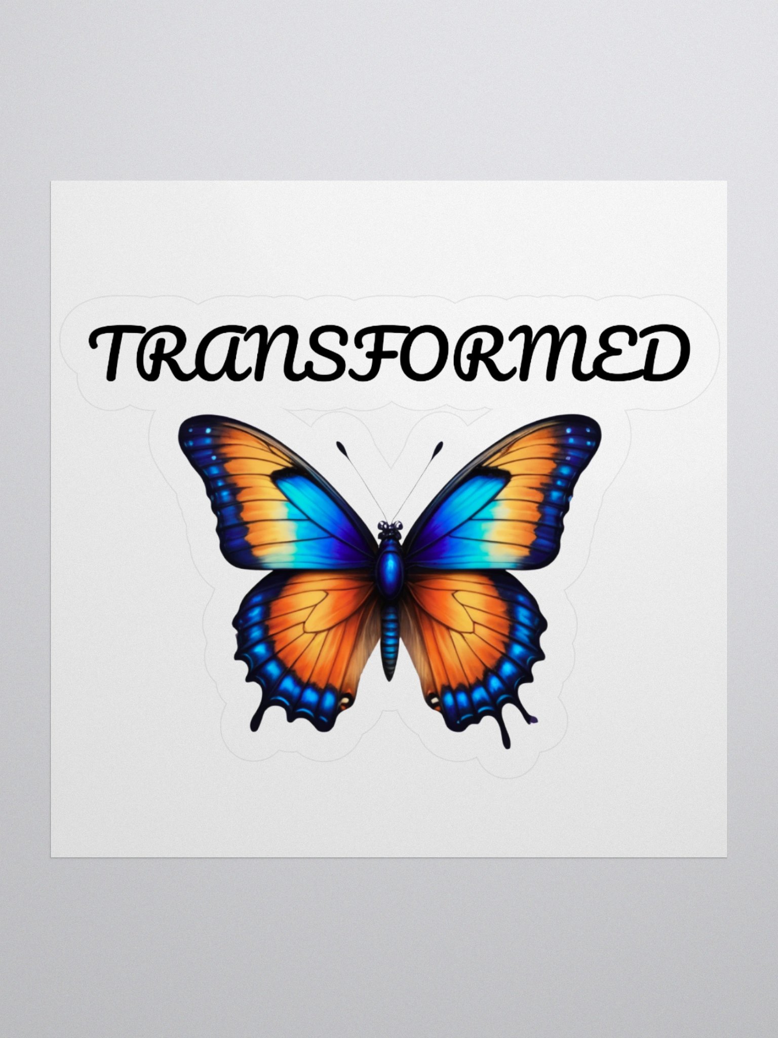 Vibrant Butterfly Kiss Cut Stickers product image (1)