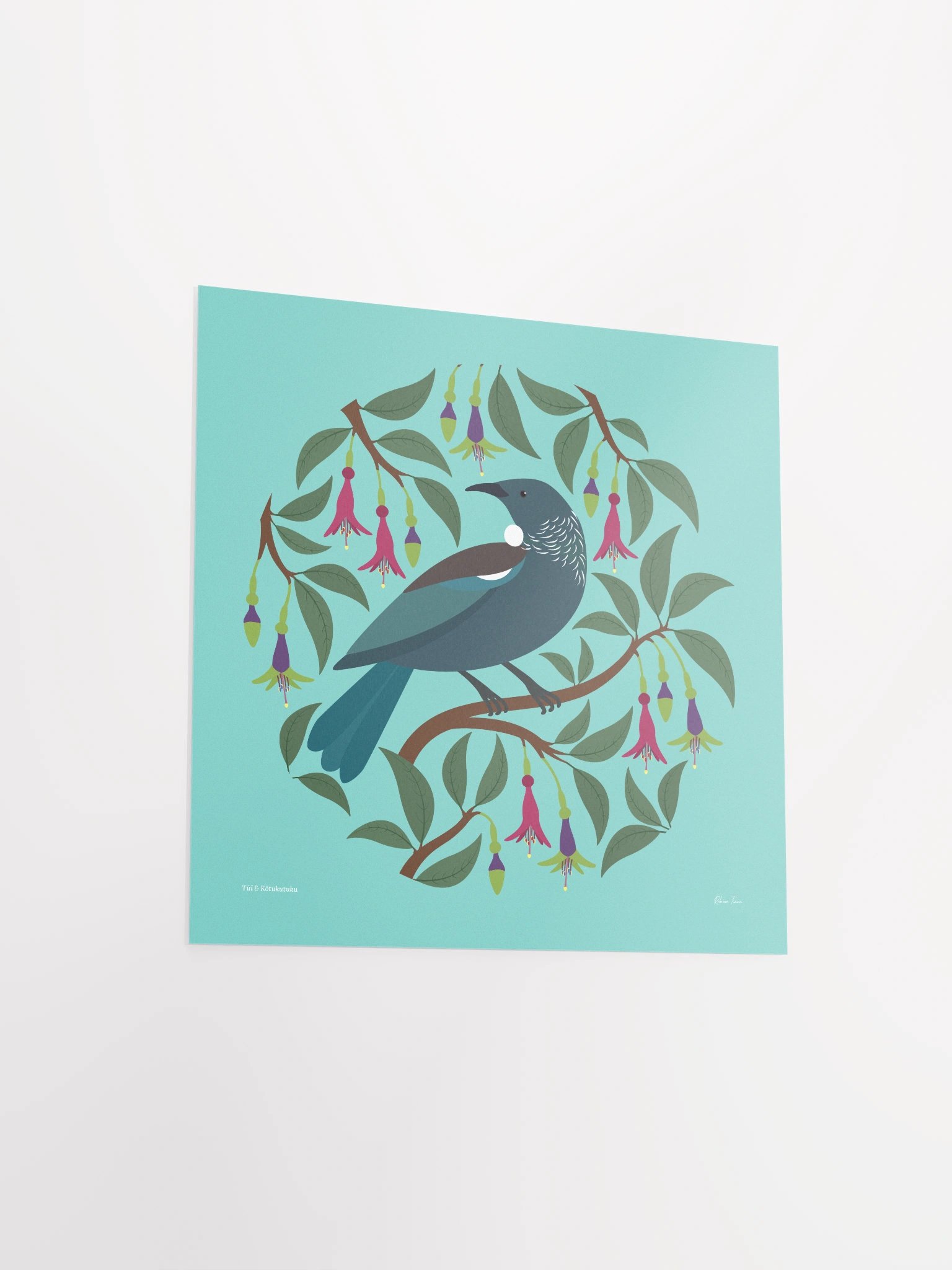 Tūī in Kōtukutuku Unframed Wall Art product image (3)
