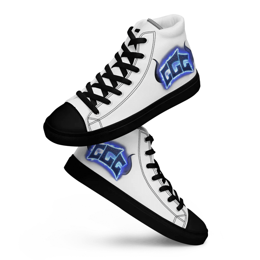 GGG Fire Logo High Top Canvas Shoes product image (11)