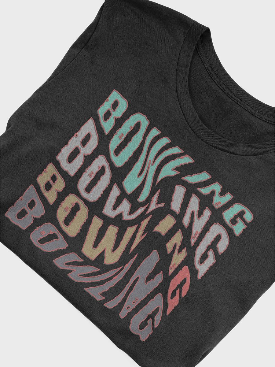Mess Swirl Bowling Kaleidoscope Bowling T-Shirt product image (3)
