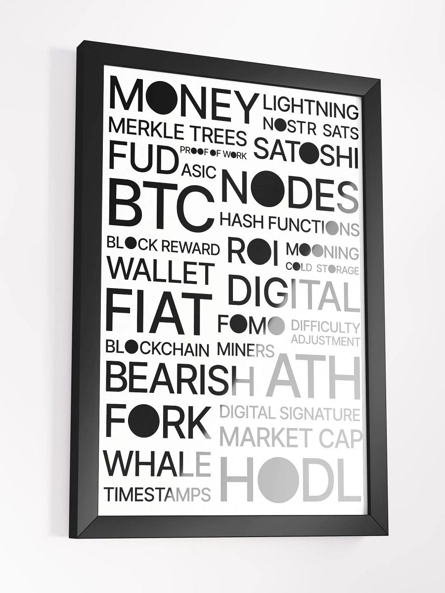 Bitcoin Universe Poster [framed] product image (3)