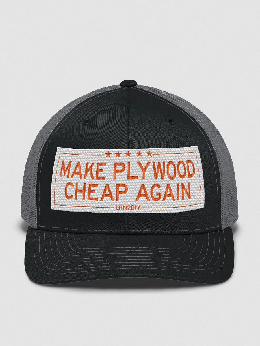 Make Plywood Cheap Again Mesh Trucker Hat product image (4)