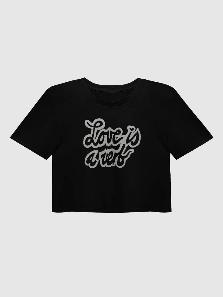 Love is a Verb Light AS Colour Premium Crop-top product image (1)