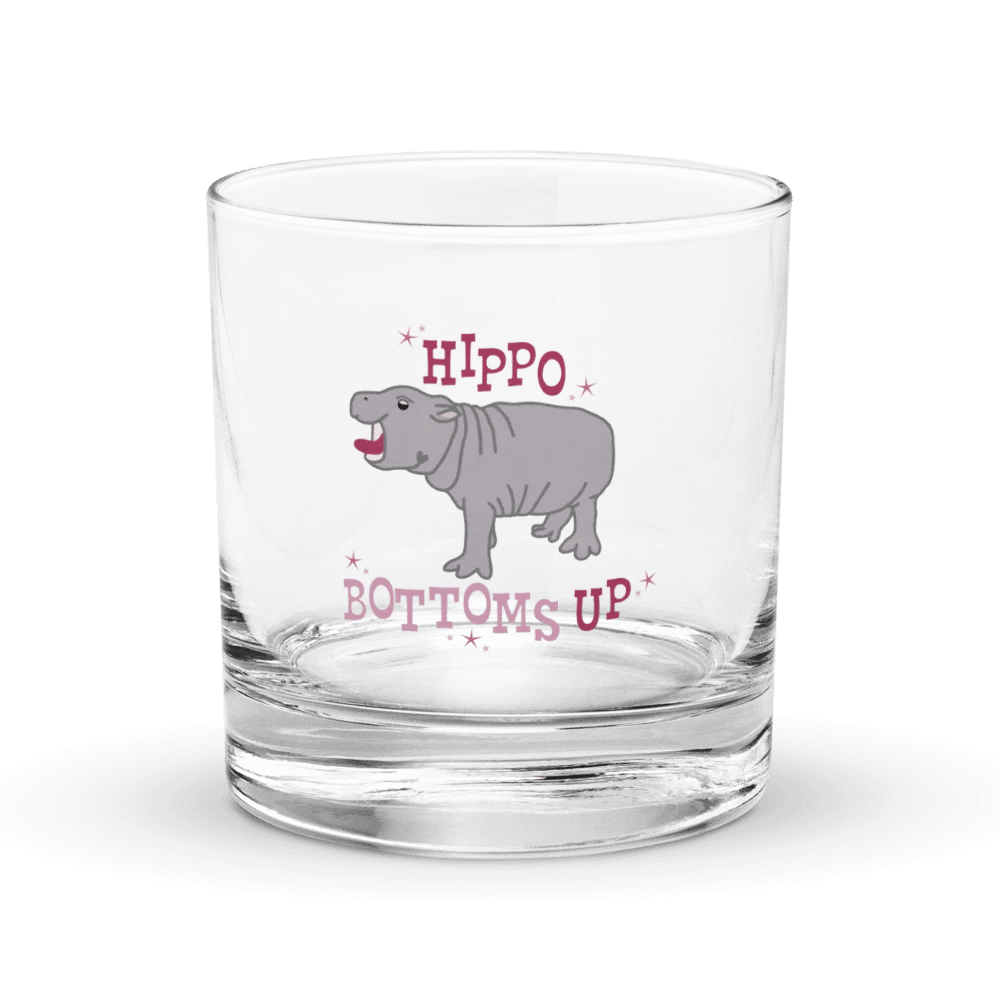 Hippo Bottoms Up Glass product image (1)