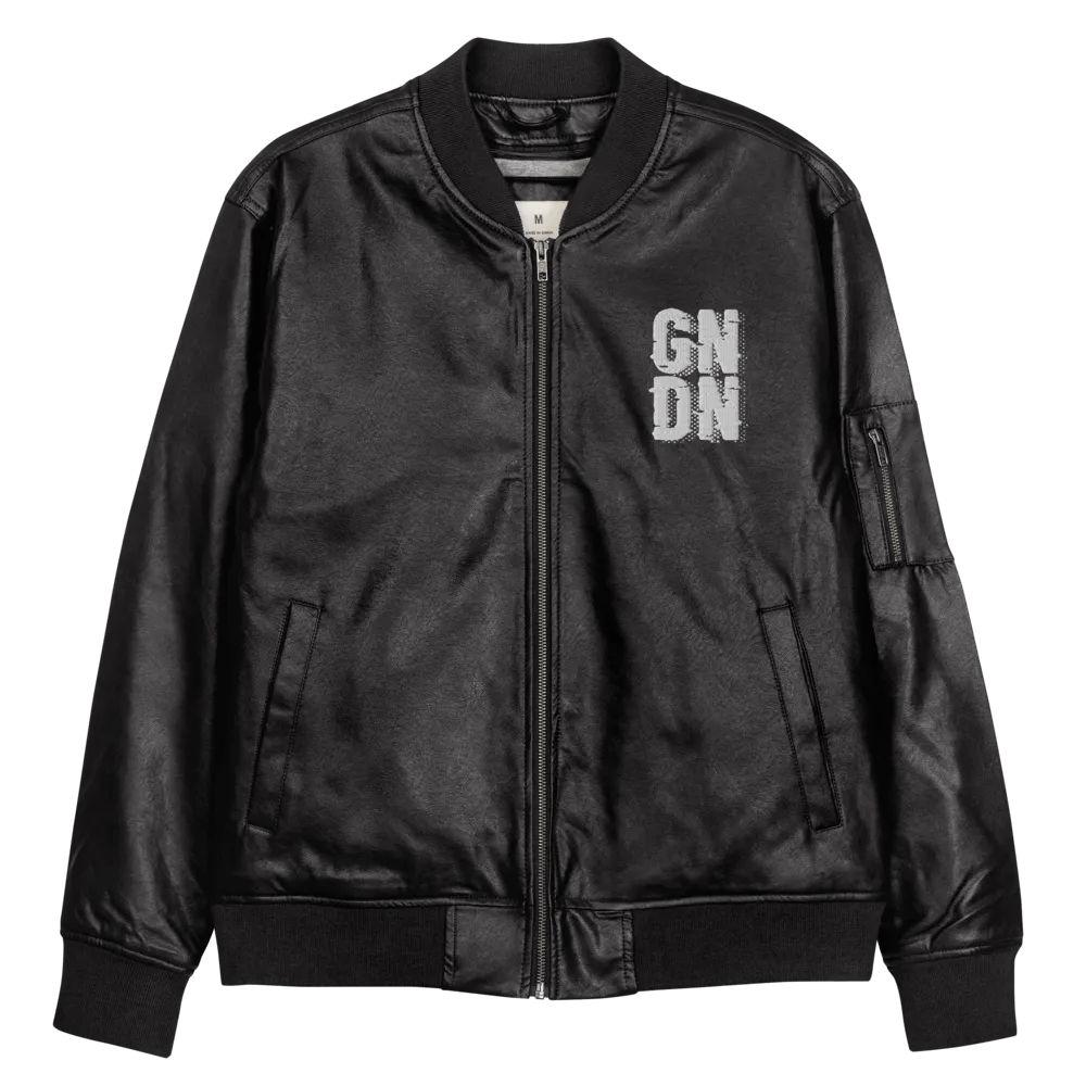 GNDN Leather Bomber Jacket product image (10)
