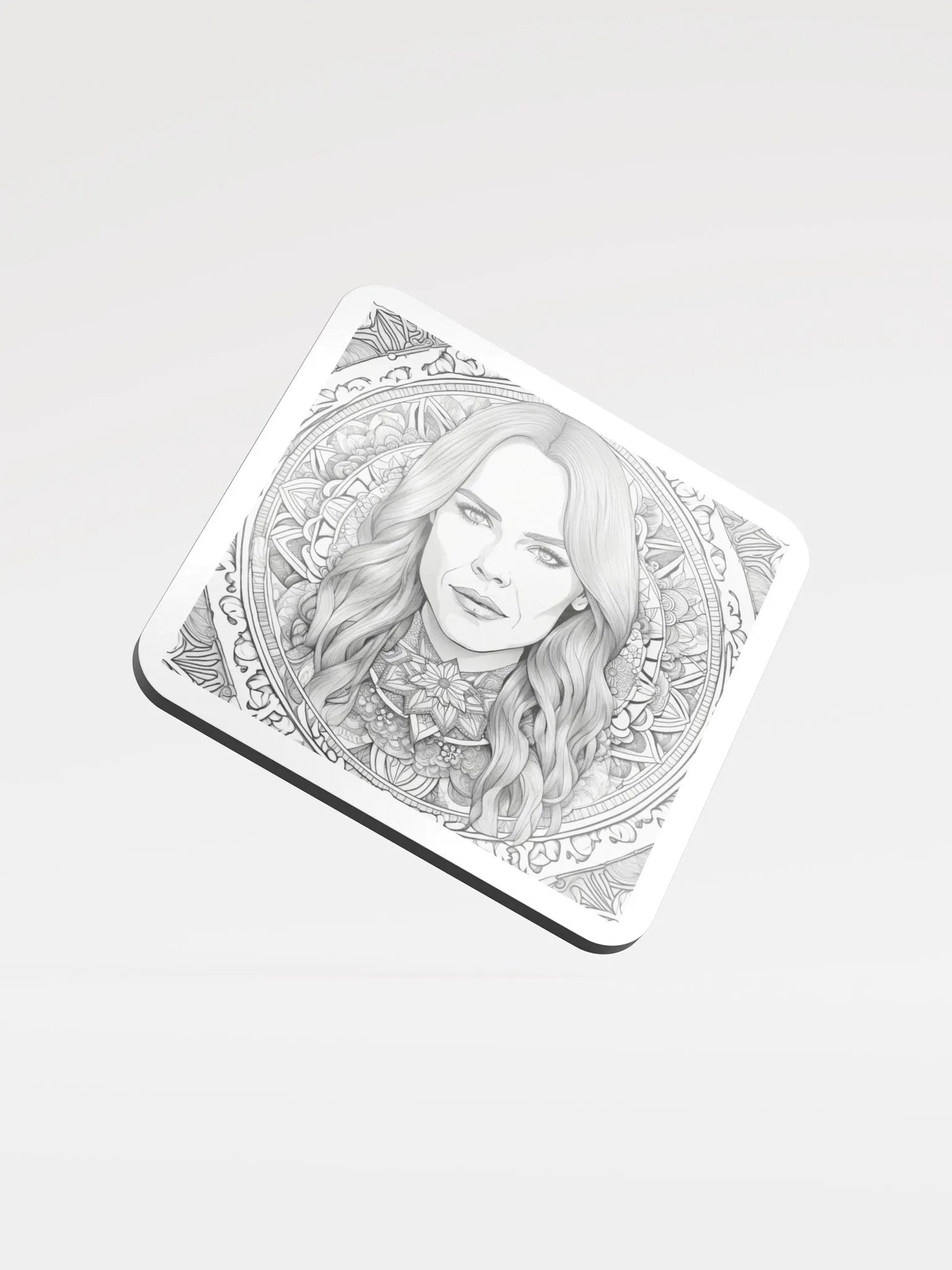 Serene Symmetry Mandala Coaster product image (1)