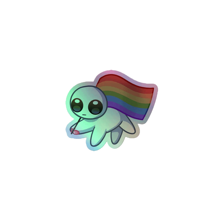 YIPPEE Gay Holographic Stickie product image (1)
