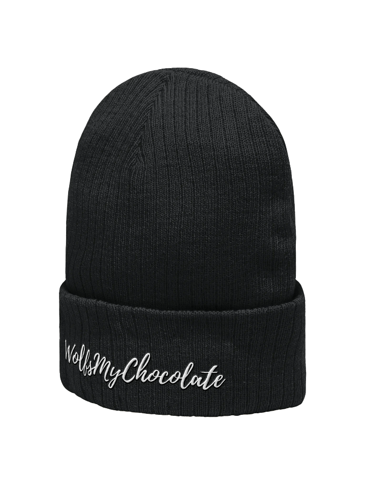 EcoRibbed: WolfsMyChocolate Recycled Knit Beanie product image (7)