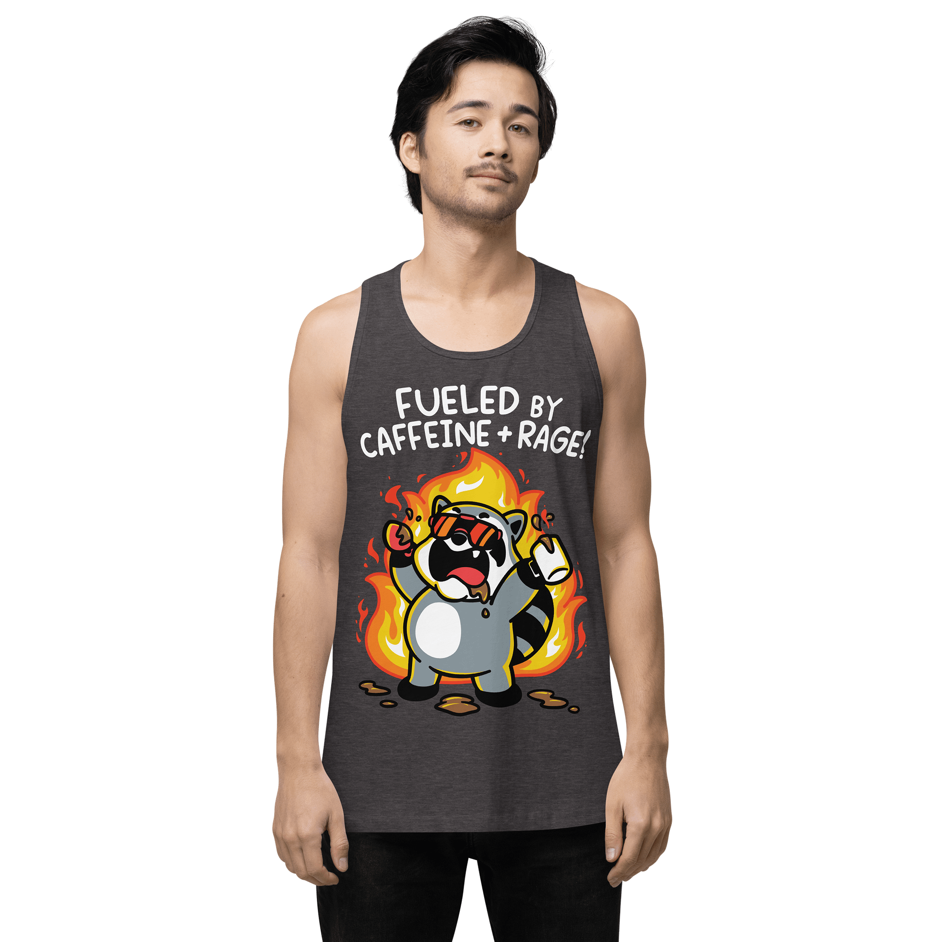Caffeine & Rage Men's Tank Top product image (15)