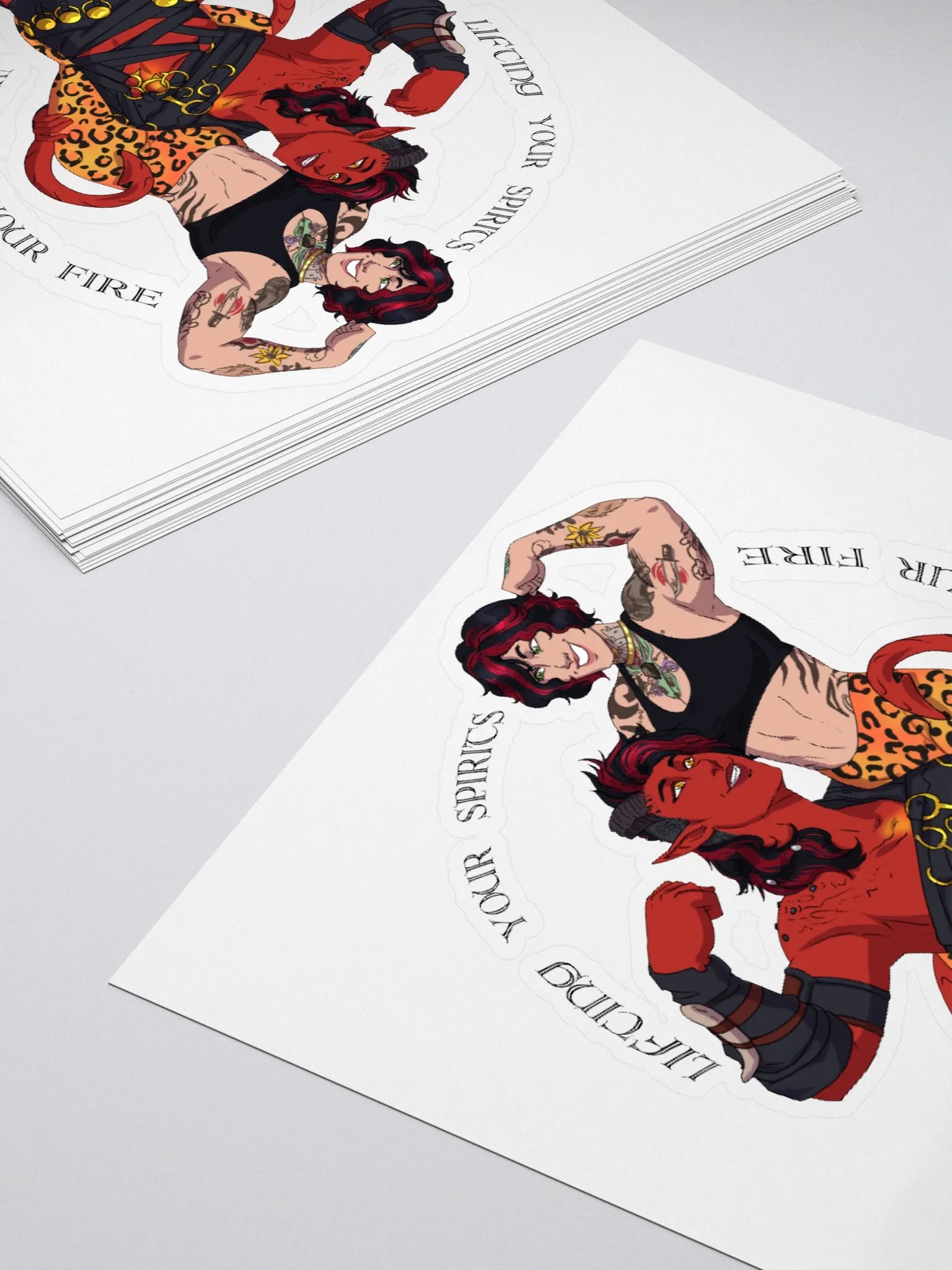 Tiefling x Ivy Combo! - Sticker product image (4)