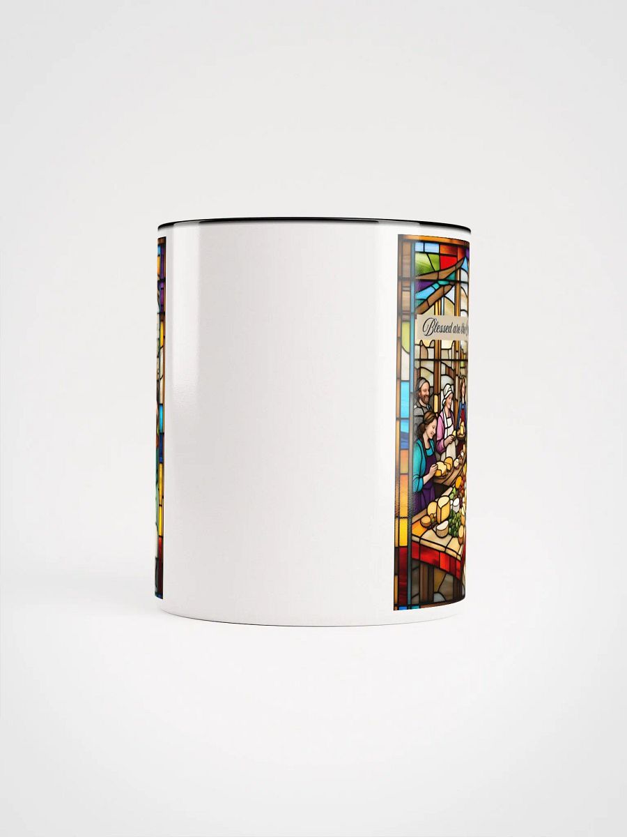 Blessed are the Cheesemakers Stained Glass Mug #03 product image (5)