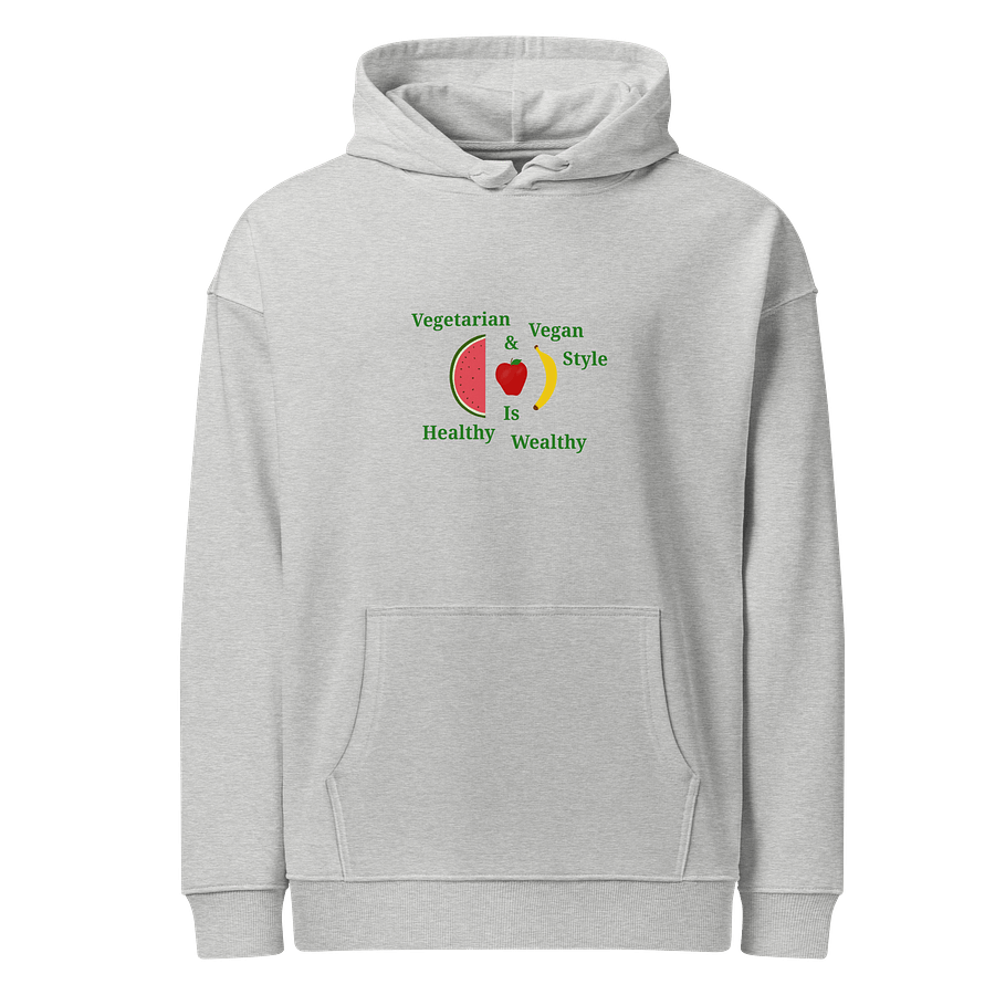 Healthy Wealthy Vibes Organic Hoodie product image (1)