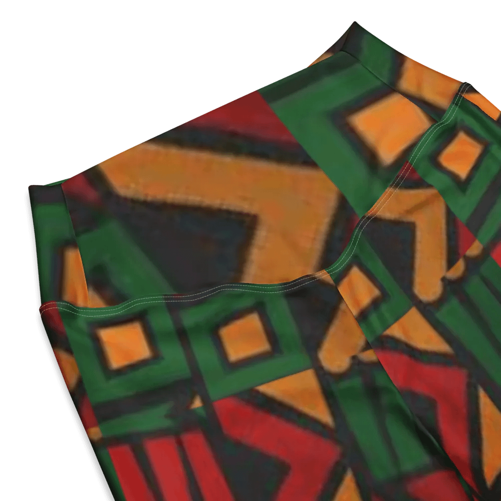 Black History Month Pattern Flare Pants product image (7)